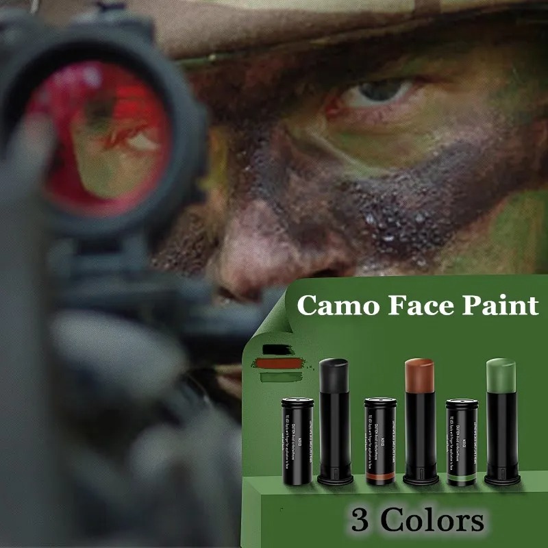 Camo Face Paint - 야외 팬 위장 페이스 페인트 CS