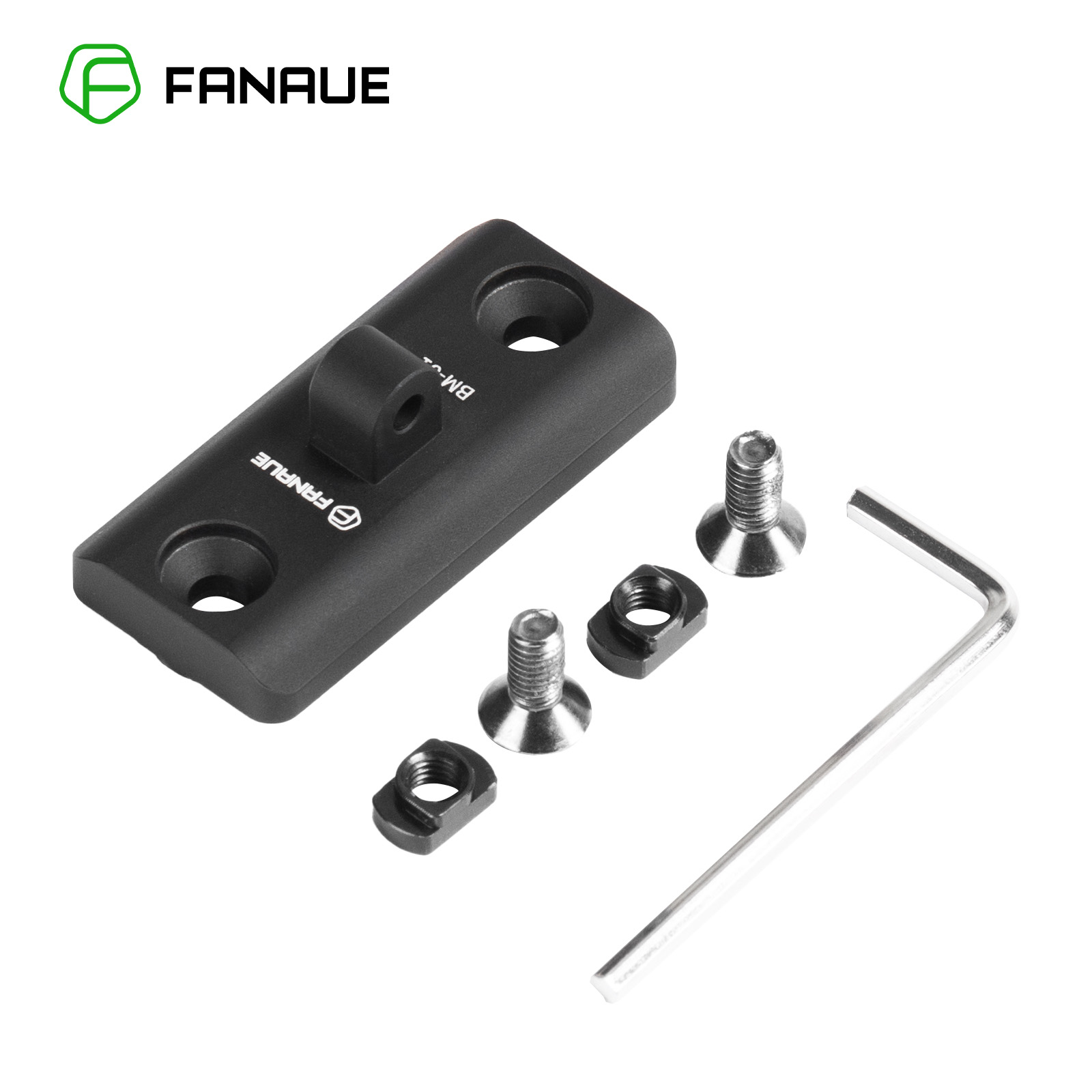 Bipod Rifle Mount - FANAUE Mlok 마운트 핸드가드 어댑터, 로우