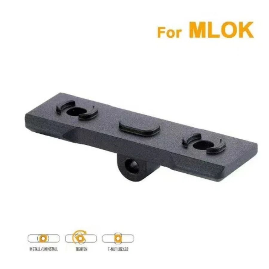 Bipod Rifle Mount - 야외 전술 MLOK 키모드 바이포드 마운트
