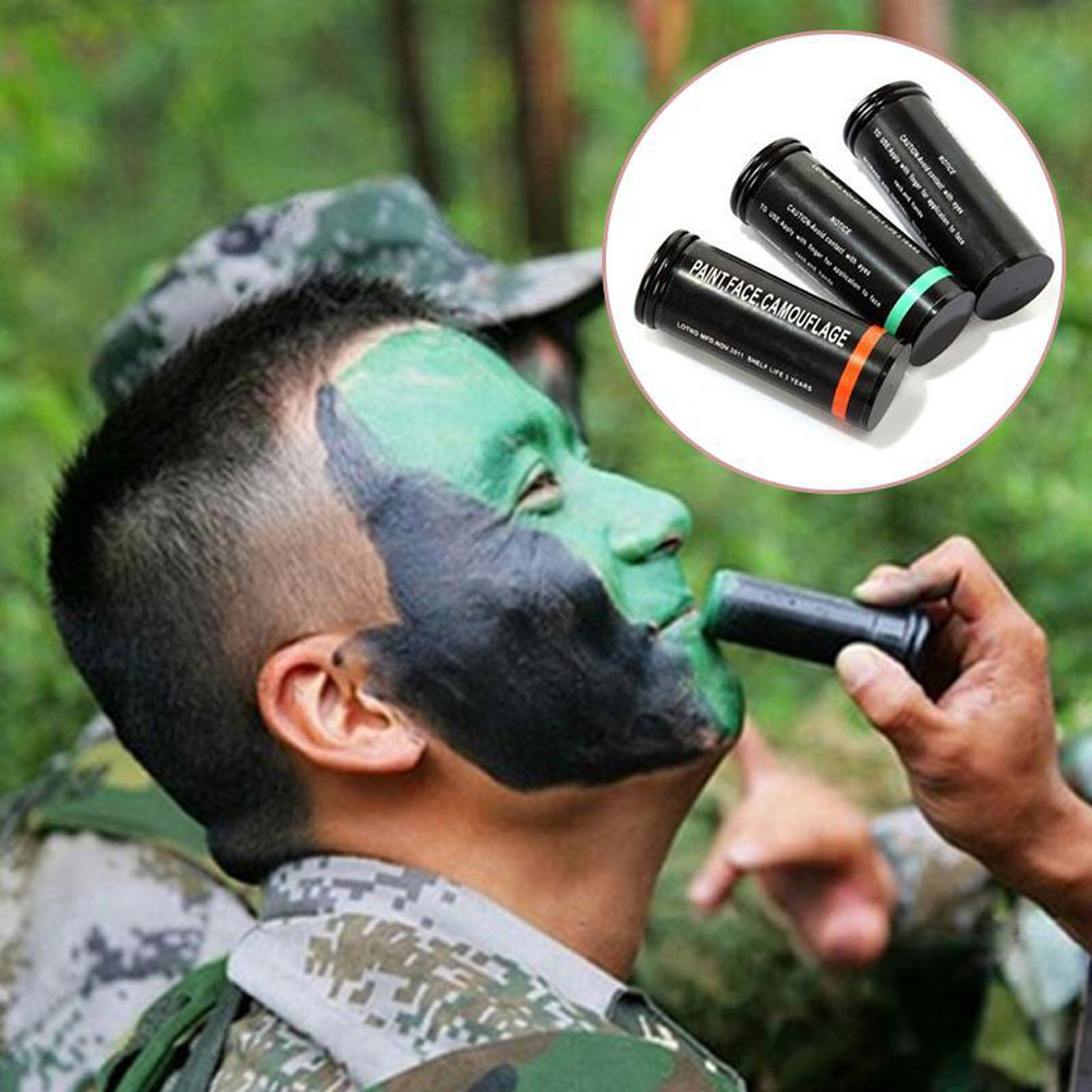Camo Face Paint - 3Pcs 카모 페이스 페인트 키트 피부