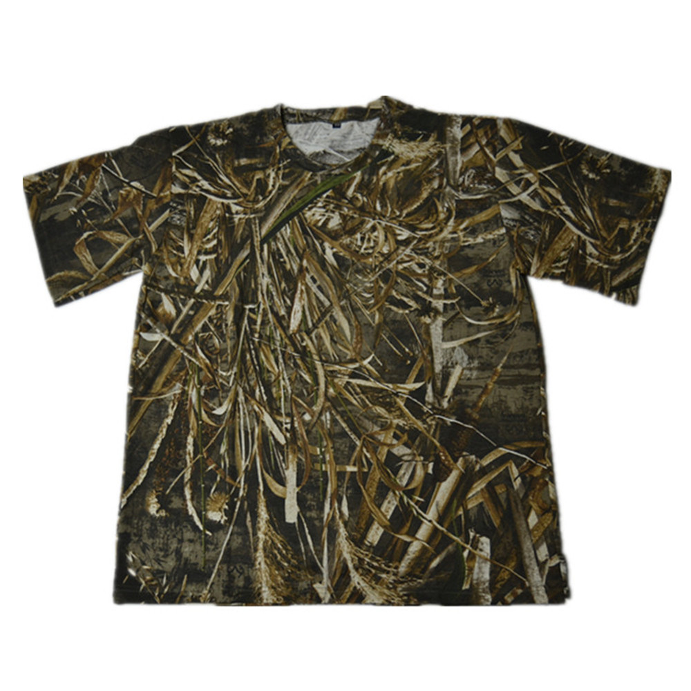 남성 여름 반팔 티셔츠 라운드 칼라 바이오닉 위장 사냥 - Outdoor Hunting T Shirts 리뷰 및 가격