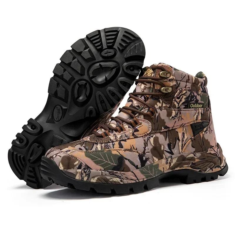 남성용 하이탑 카모플라주 사냥 부츠 통기성 스포츠화 야 - Hunting Outdoor Boots 리뷰 및 가격