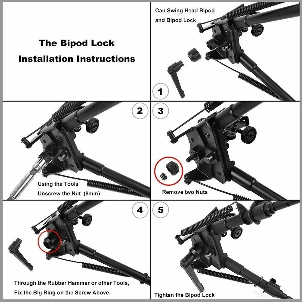 스위블 시리즈용 전술 S-Lock, 해리스 라이플 바이 - Bipod Rifle Mount 리뷰 및 가격