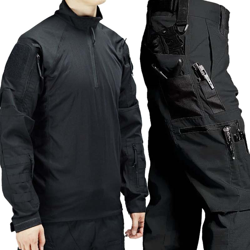 야외 전투 전술복 내마모성 티셔츠 + 카고 바지 남성  - Outdoor Hunting T Shirts 리뷰 및 가격