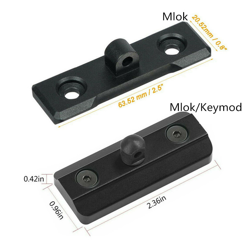 전술 MLOK Keymod Bipod 마운트 핸드 가드 - Bipod Rifle Mount 리뷰 및 가격
