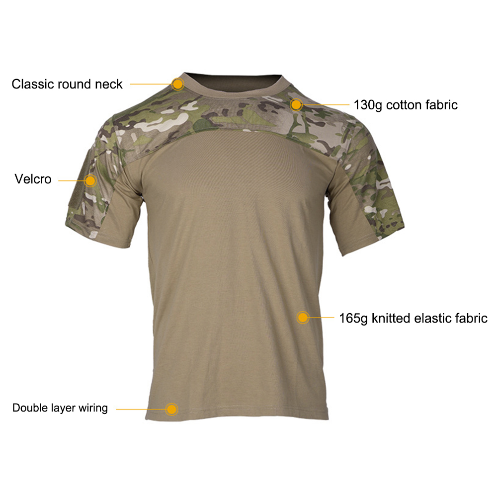 남성용 위장 셔츠 티, 전술 전투 셔츠, 사냥복 상의, - Outdoor Hunting T Shirts 리뷰 및 가격