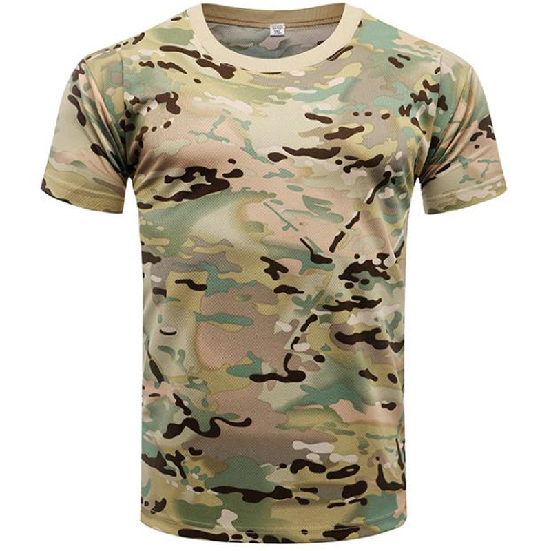 데일리 웨어 남성용 전술 카모 티셔츠 다양한 위장 스타 - Outdoor Hunting T Shirts 리뷰 및 가격