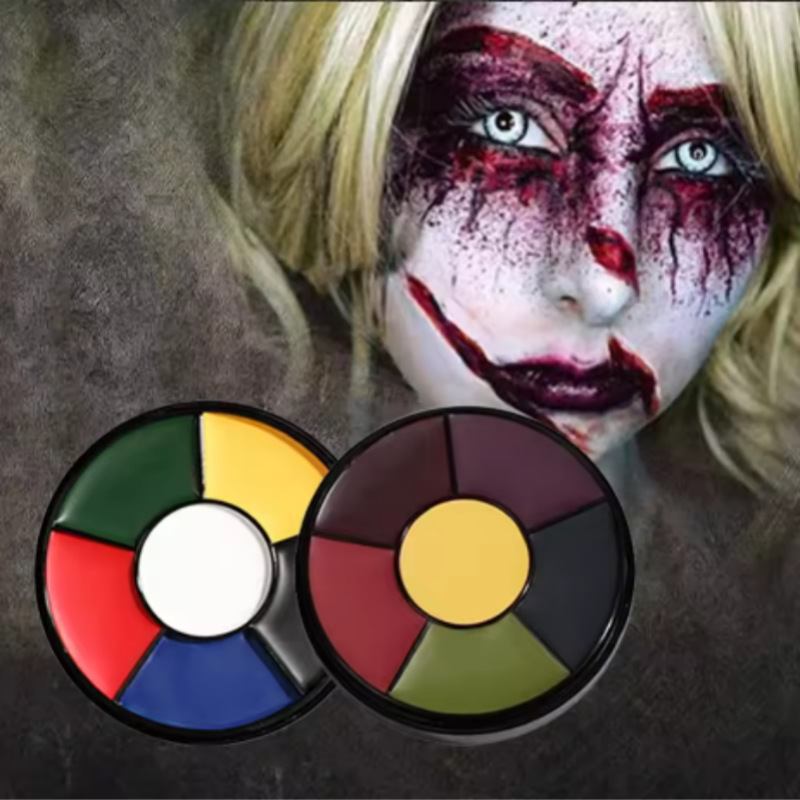6색 오일 페이스 페인트 팔레트 할로윈 파티 카모 페이 - Camo Face Paint 리뷰 및 가격