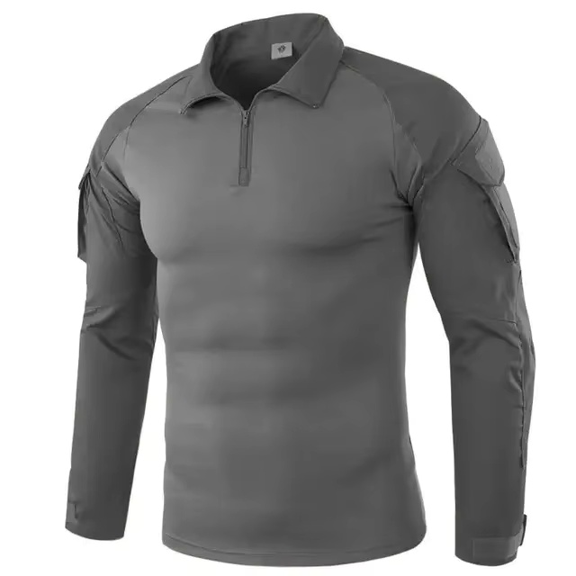 남성용 야외 전술 하이킹 티셔츠, 사냥 위장 긴 소매  - Outdoor Hunting T Shirts 리뷰 및 가격