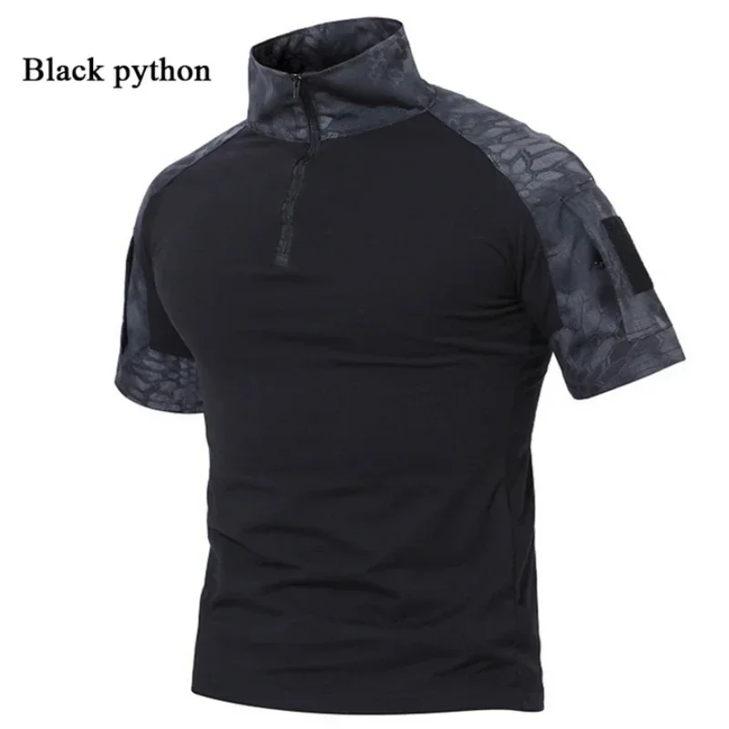 전술 티셔츠 남성 스포츠 아웃도어 티셔츠 빠른 건조 반 - Outdoor Hunting T Shirts 리뷰 및 가격