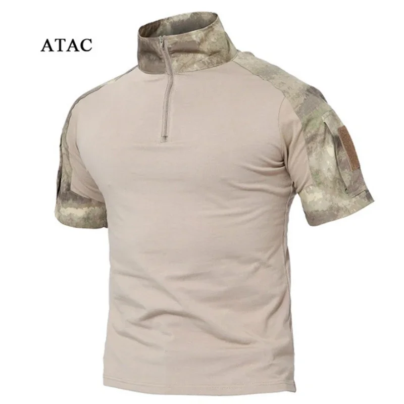 전술 티셔츠 남성 스포츠 아웃도어 티셔츠 빠른 건조 반 - Outdoor Hunting T Shirts 리뷰 및 가격