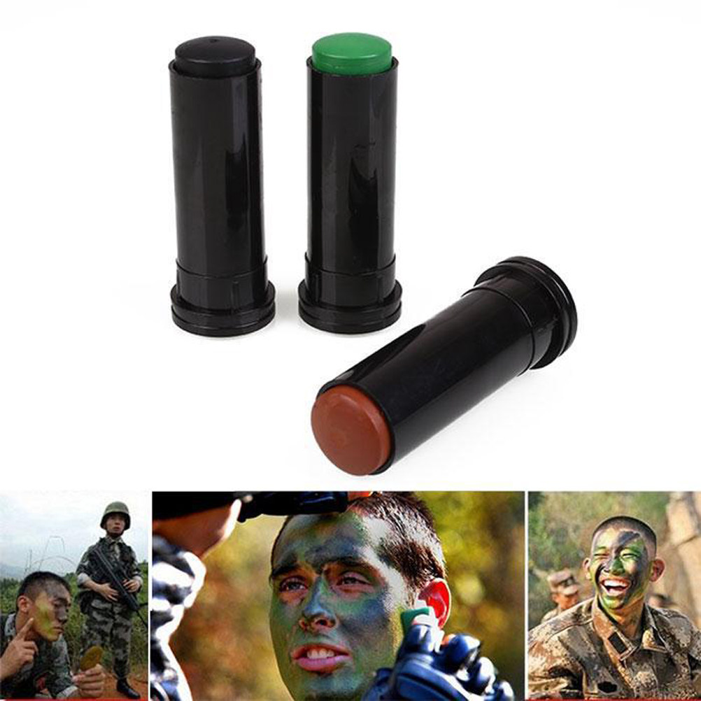 3Pcs 카모 페이스 페인트 피부 친화적인 무취 땀 방 - Camo Face Paint 리뷰 및 가격