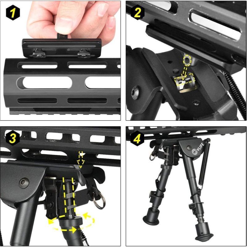 MidTen Fit M lok 6 9 마운트 핸드 가드 - Bipod Rifle Mount 리뷰 및 가격