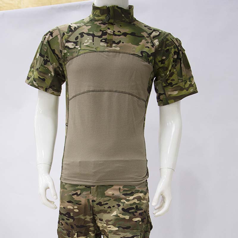 AUKU 남성용 사냥 티셔츠 반바지 1/4 지퍼 전투  - Outdoor Hunting T Shirts 리뷰 및 가격